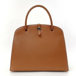 HERMES Dalvy MM Handbag Couchevel Brown Z